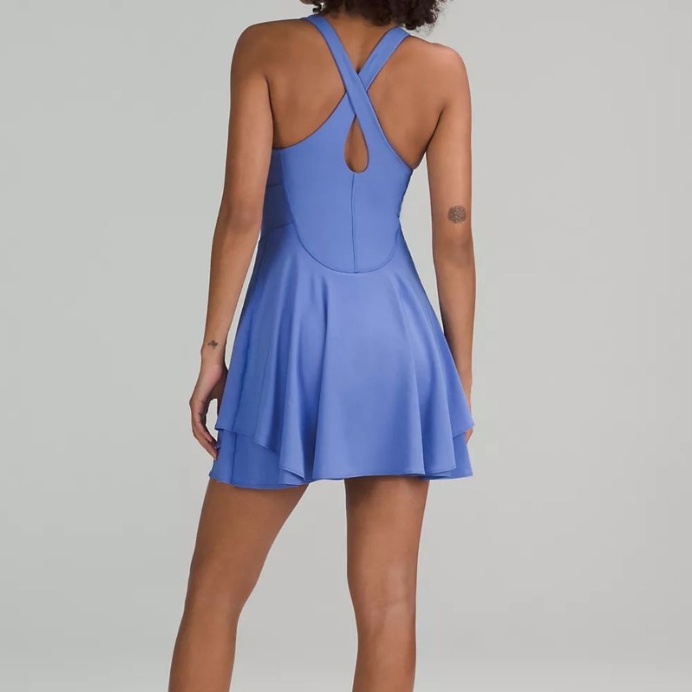 LULULEMON Court Crush Dress, Size 6, Wild Indigo, sold out online!